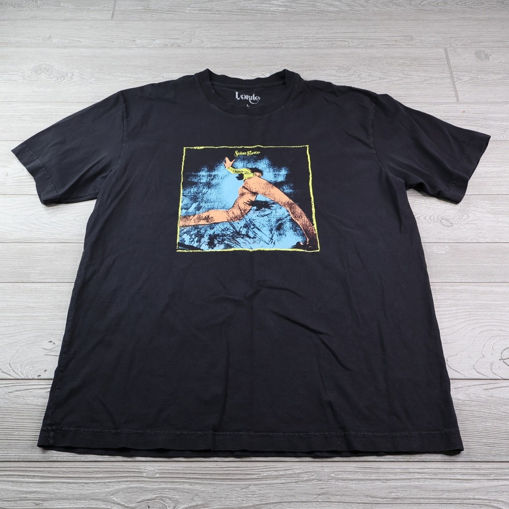 Lorde Solar Power 2022 Concert Tour T-Shirt Men's L Black Graphic